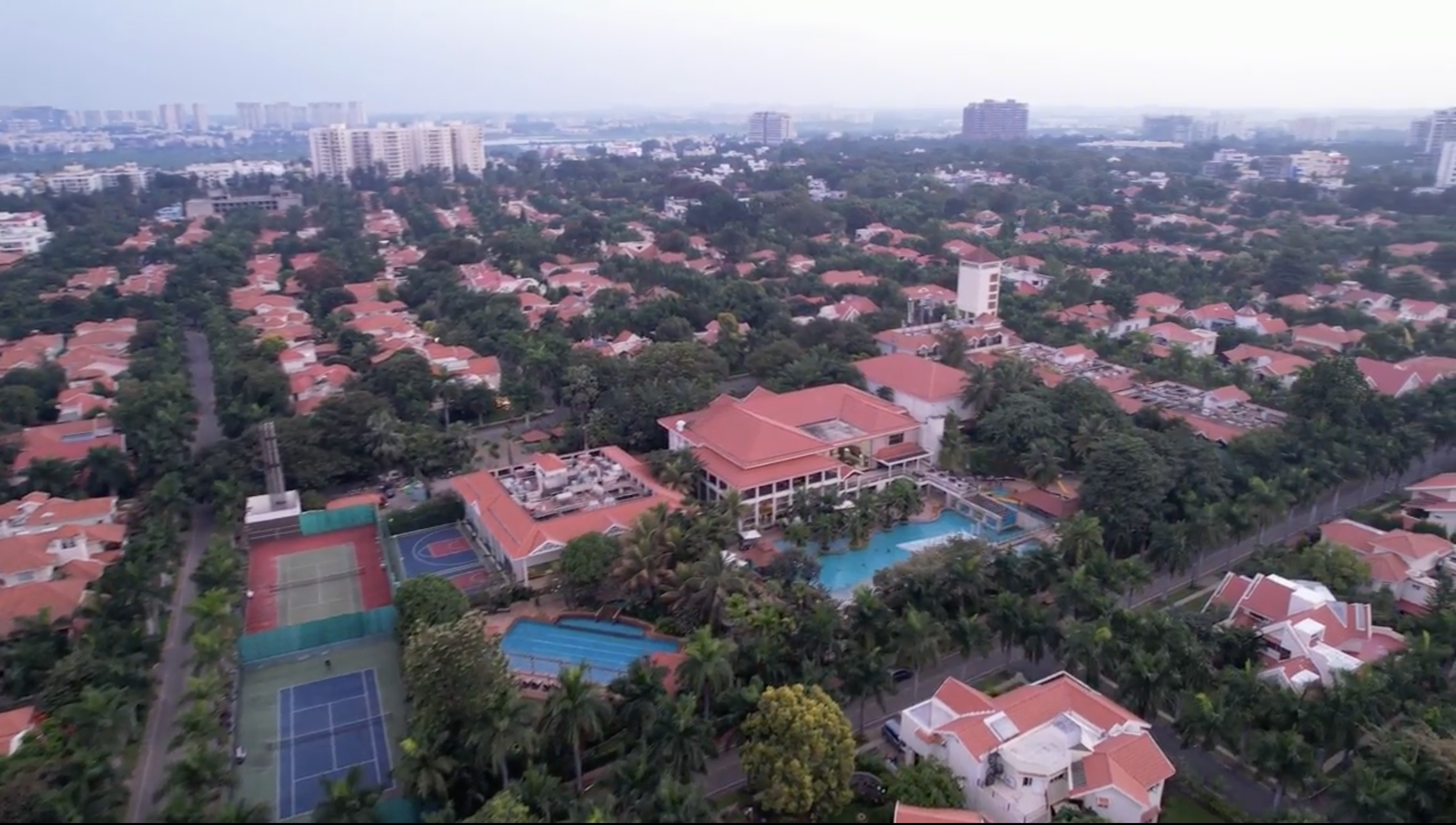 Palm Meadows aerial view